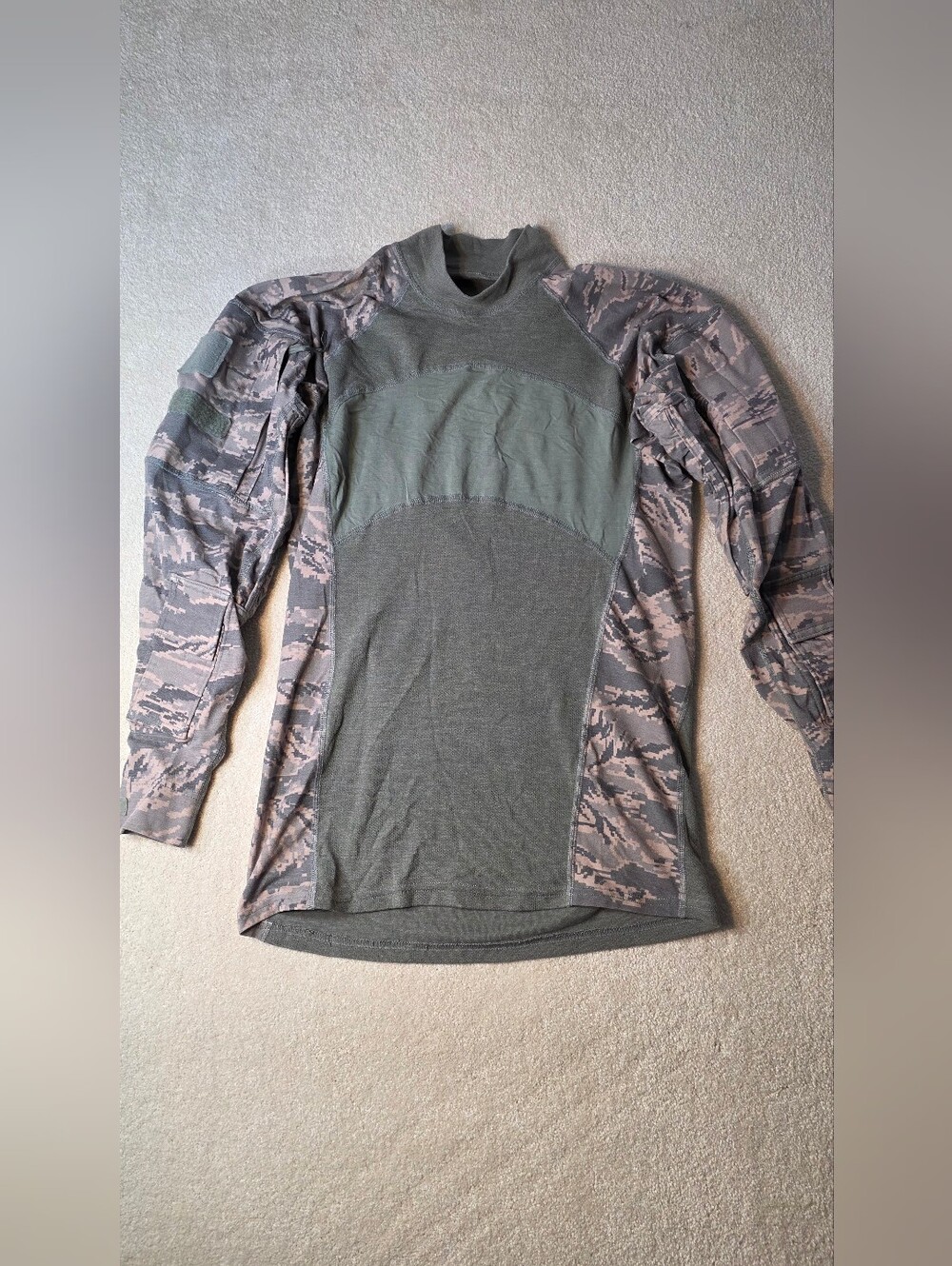 SNC Tactical Digital Camo Combat Padded Shirt Military Long Sleeve M